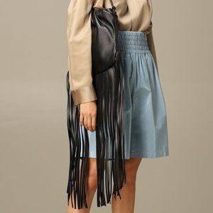 Bottega Veneta Fringe Shoulder Pouch, NEW $2800